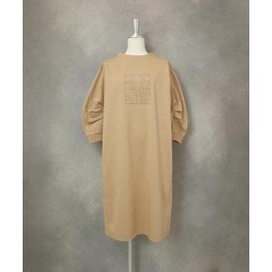 ワンピース UV冷感タックスリーブワンピースの商品画像