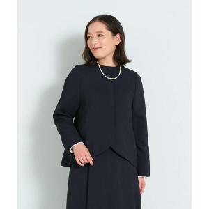 ジャケット ノーカラージャケット リーフカットジャケット レディース