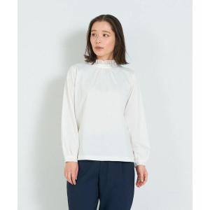 ブラウス シャツ フリルカラーブラウス レディース