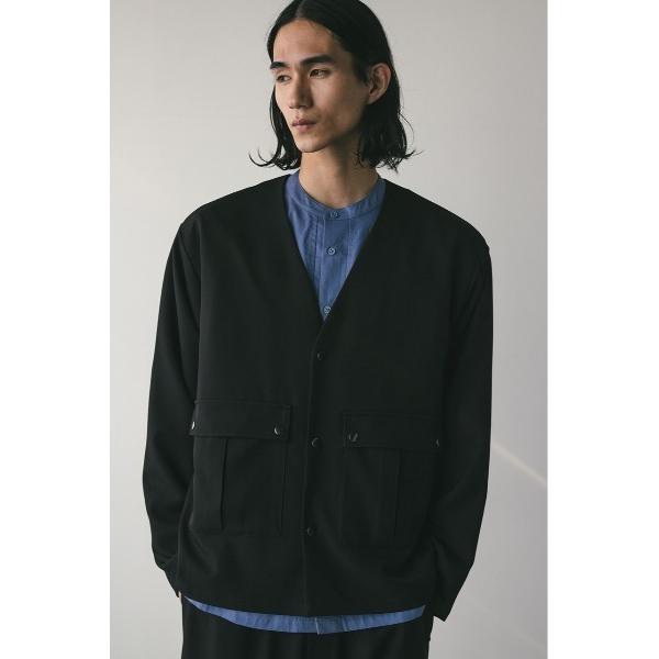 ジャケット ノーカラージャケット ポケットノーカラージャケット メンズ