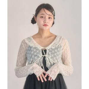 「muguet」 ボレロ FREE アイボリー レディース