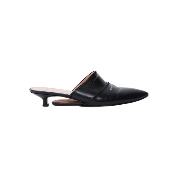 パンプス ミュール STUCKED LEATHER MULES