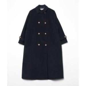 「SENSE OF PLACE by URBAN RESEARCH」 ステンカラーコート SMALL ネイビー レディース