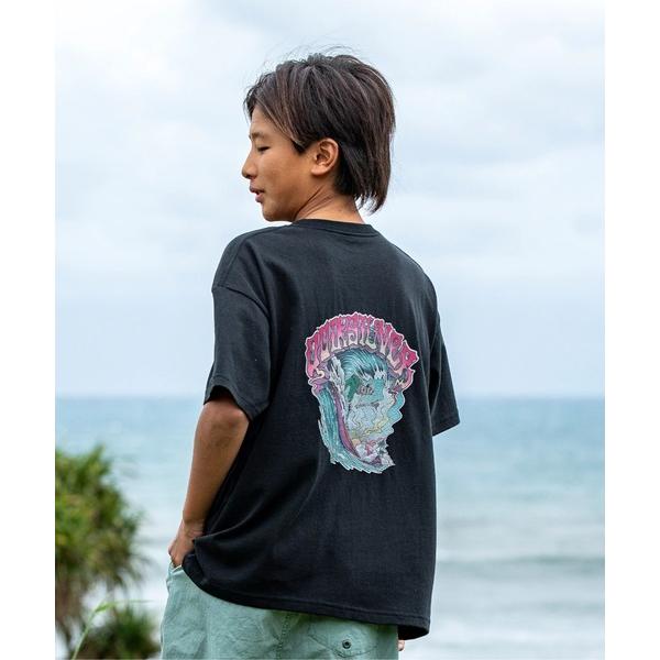 tシャツ TIME UP ST YOUTH /クイックシルバーキッズバックプリント半袖Tシャツ キッ...