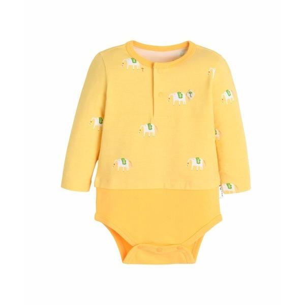 ベビー服 ロンパース 「モダールコットン」エレファントロンパース