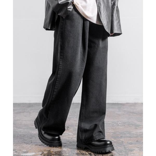 ジーンズ バリエーション ワイドデニム メンズ レディース