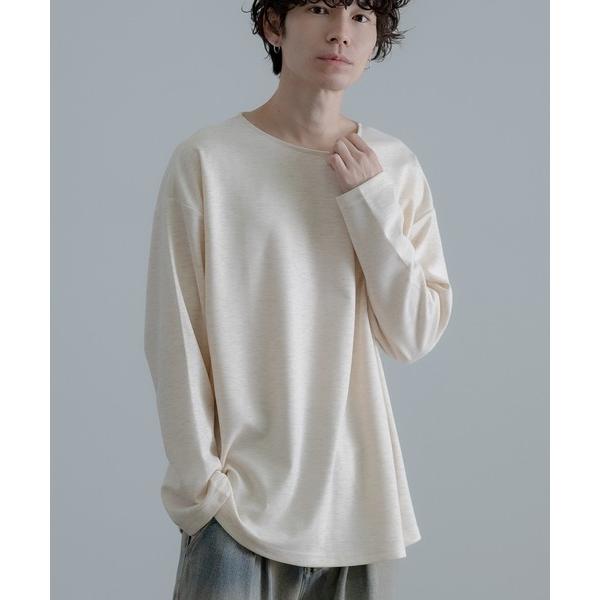 tシャツ 裾ラウンド ボートネック ロンT メンズ レディース