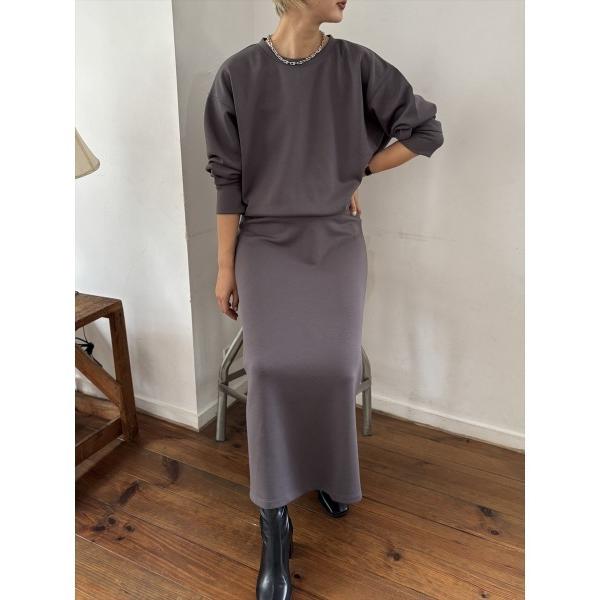 ワンピース 「美シルエットセット」スウェット 2ピース セットアップ / ロングスカート・プルオーバ...