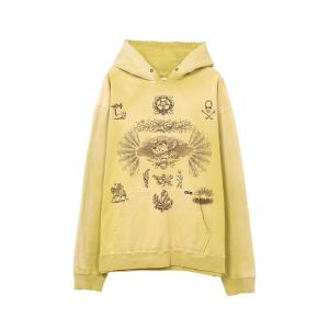 KAMIYA パーカー KAMIYA logo” Distressed Zip Sweat Jacket メンズ