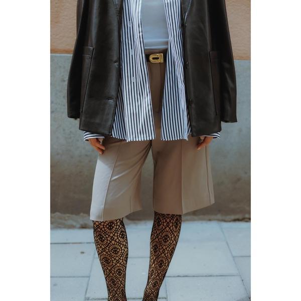 タイツ Lykke Net Tights Black レディース