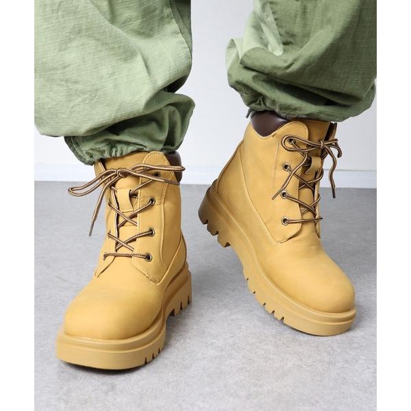 ブーツ Liberty doll /レースアップ ミッドカット ワークブーツ(9146) レディース...