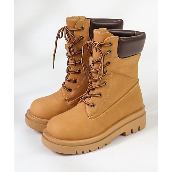 ブーツ Liberty doll /レースアップ ハイカット ワークブーツ(9147) レディース ...