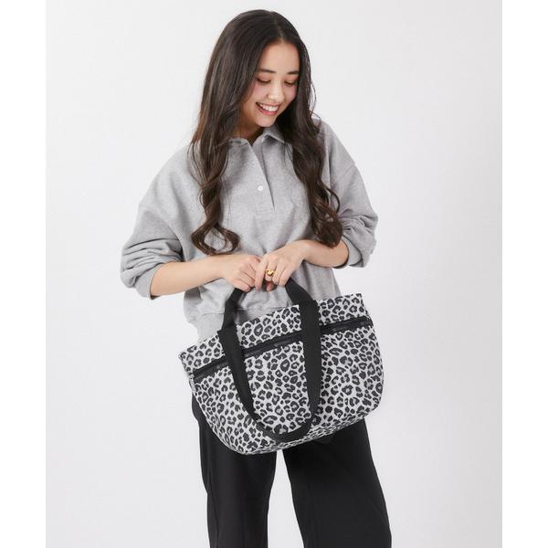 トートバッグ TWO HANDLE ZIP TOTE ニュートラルレオパード レディース