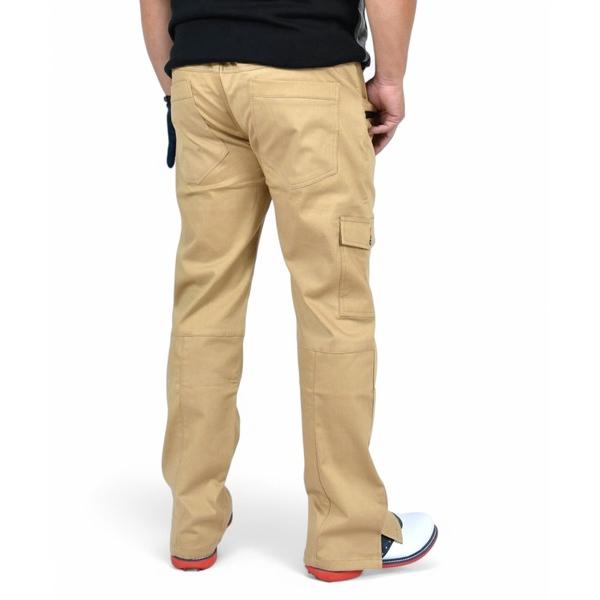 ゴルフ キングサイズ ZIP使いスリット入り ストレッチゴルフパンツ メンズ