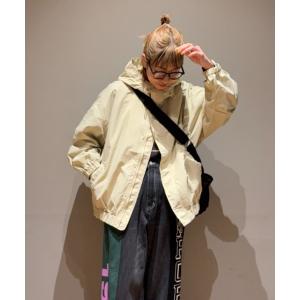 マウンテンパーカー ウインドブレーカー W/Pサイドボタンバルーンマウンテンパーカー レディース