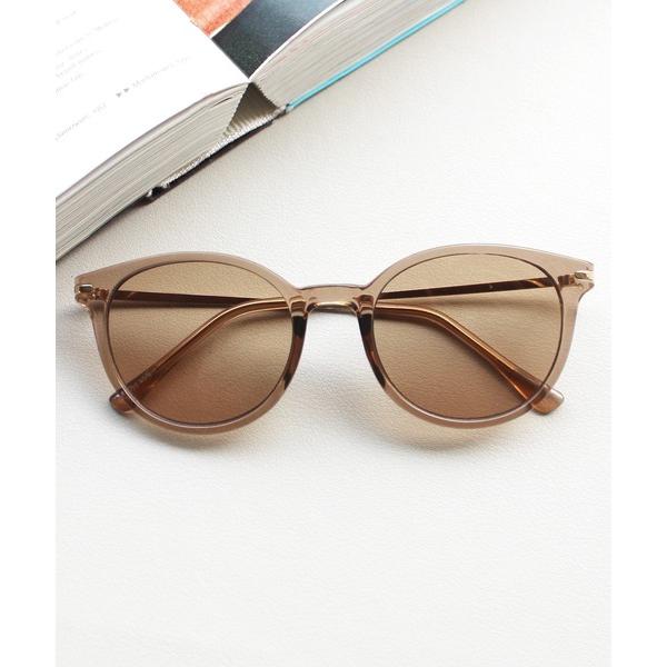 サングラス 「yield select」 ボストン型 サングラス 伊達メガネ カラーレンズ クリアレ...