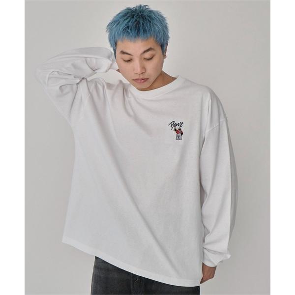 tシャツ ∴WEGO/別注BENDAVISワンポイントロンT メンズ レディース