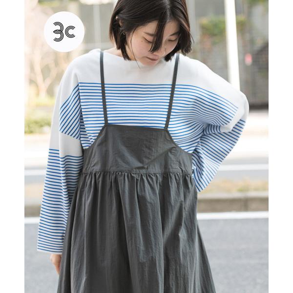 ニット セーター 「イージーケア」ナバルボーダーニットプルオーバー レディース