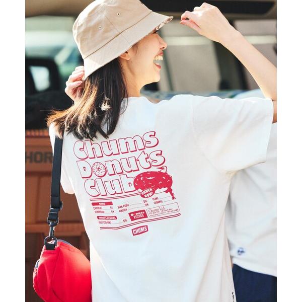 tシャツ 限定展開 CHUMS×FREAK&apos;S STORE/チャムス 別注 バックプリント クルーネ...