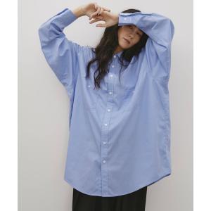 ブラウス シャツ オーバーシルエットシャツ レディース メンズ