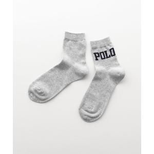 ラルフローレン 靴下 POLO RALPH LAUREN メンズ オーガニックコットン混 ビッグロゴ゛ショートソックス 02022283 メンズ