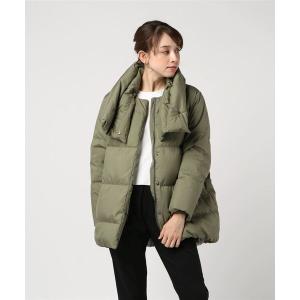 「BENETTON (UNITED COLORS OF BENETTON)」 ダウンジャケット MEDIUM カーキ レディース