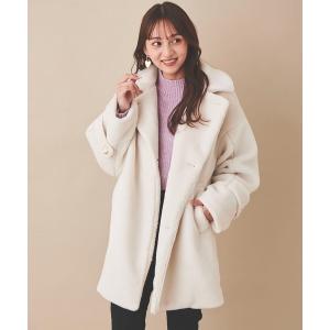 「31 Sons de mode」 チェスターコート 36 オフホワイト レディース