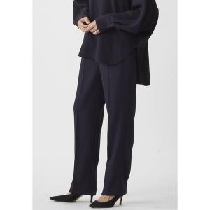 パンツ バックサテンスリムパンツ レディース