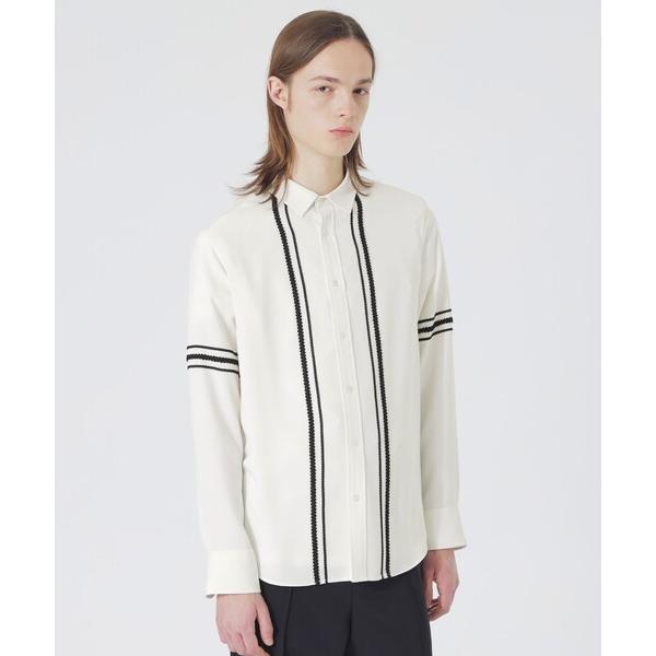 シャツ ブライトコードトリミングシャツ メンズ