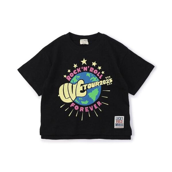 tシャツ 「ジュニア対応」ロックフェス半袖Tシャツ キッズ 子供服 男の子 女の子