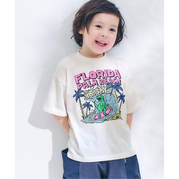 tシャツ PALM BEACH POP DINO 半袖Tシャツ キッズ 子供服 男の子 女の子