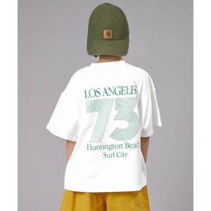 tシャツ 「PAIRMANON STREET」オリジナル バック プリント 半袖 Tシャツ キッズ 子供服 男の子 女の子