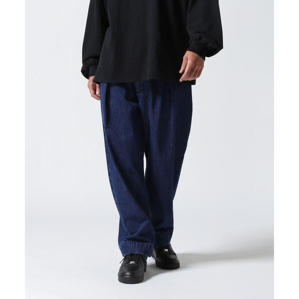 ジーンズ B omnivore/ビーオムニボー  DENIM BALLOON TUCK メンズ レデ...