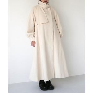 「muguet」 ステンカラーコート FREE アイボリー レディース