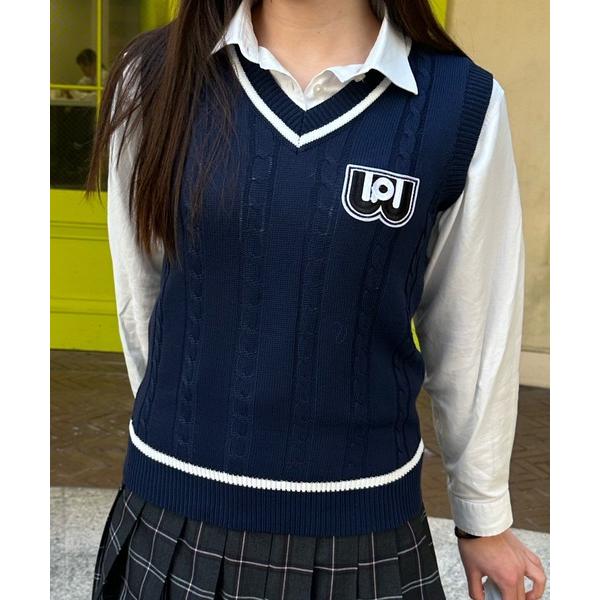 ベスト  「ワールドペガサス×SHRITAコラボ」ニットベスト キッズ 子供服 女の子