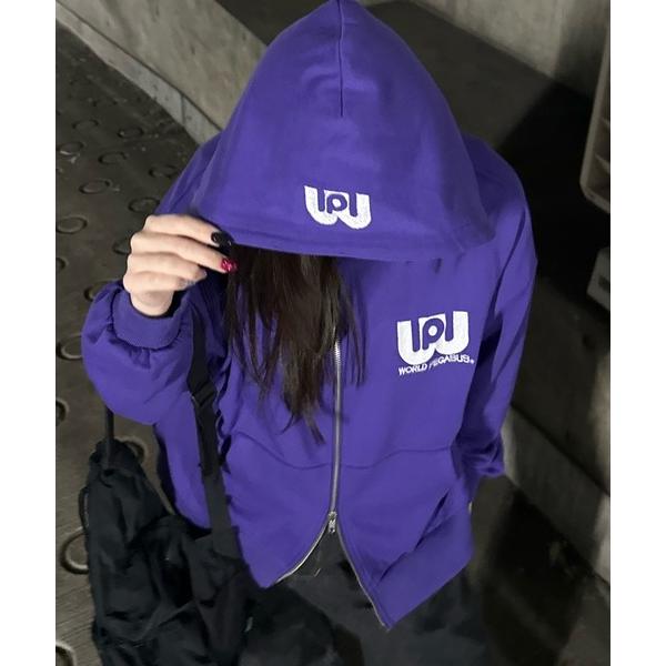 コート アウター 「ワールドペガサス×SHRITAコラボ」ダブルジップパーカー キッズ 子供服 女の...