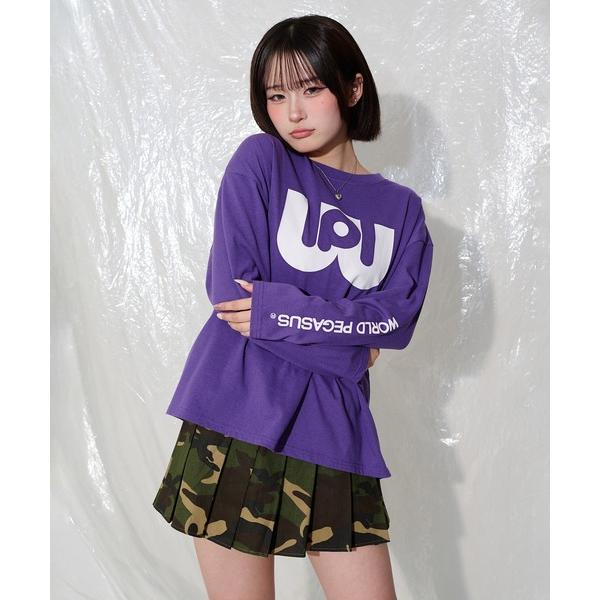 tシャツ 「ワールドペガサス×SHRITAコラボ」 ロングスリーブTシャツ ロンT キッズ 子供服 ...