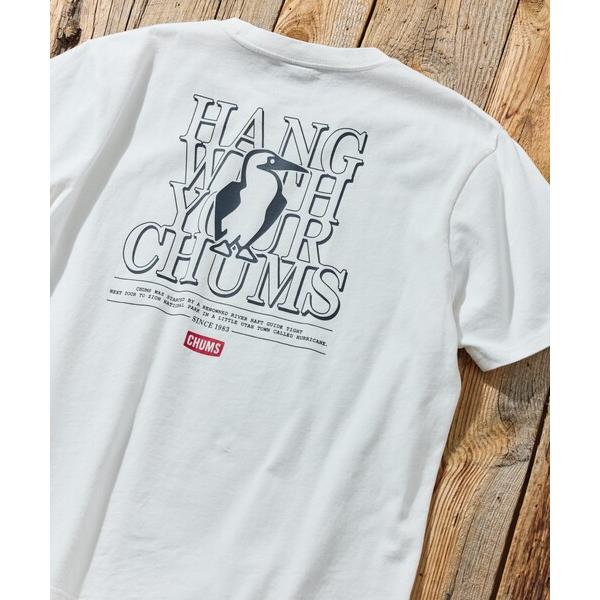 tシャツ 限定展開 CHUMS×FREAK&apos;S STORE/チャムス 別注 バックプリント クルーネ...