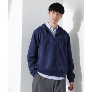 ABAHOUSE（アバハウス） パーカー 「バックプリーツ」スムース