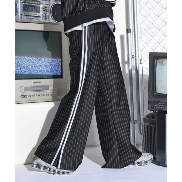パンツ サイドラインストライプパンツ メンズ レディース