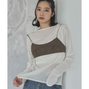メランジブラトップビスチェ レディース