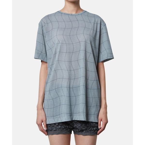 tシャツ 半袖 ディストーティドチェックシアーTee / Distorted Check Sheer...