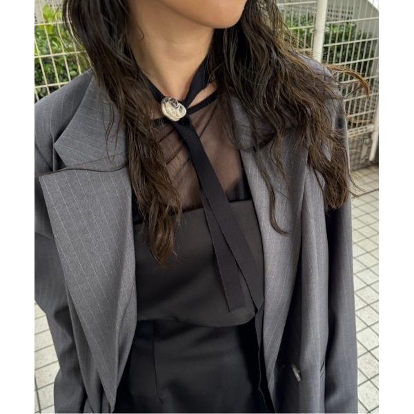 チョーカー CONSTRUCTIVE OVAL RIBBON CHOKER レディース