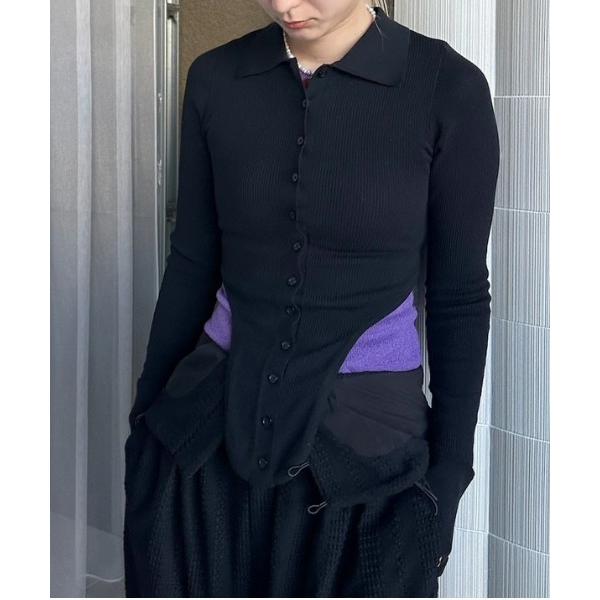 カーディガン ROUND SHORT KNIT CARDIGAN レディース