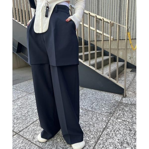 スラックス パンツ DIMENSIONAL STRAIGHT PANTS レディース