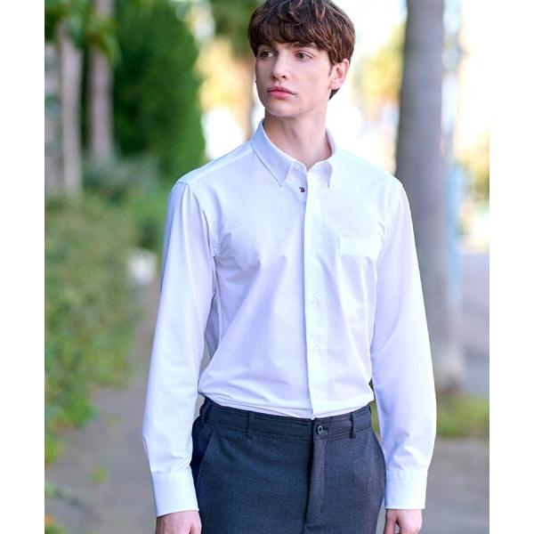 フォーマル シャツ 46Gジャージ レギュラーカラードレスシャツ メンズ
