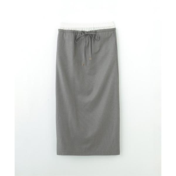 スカート DOUBLE WAIST SKIRT