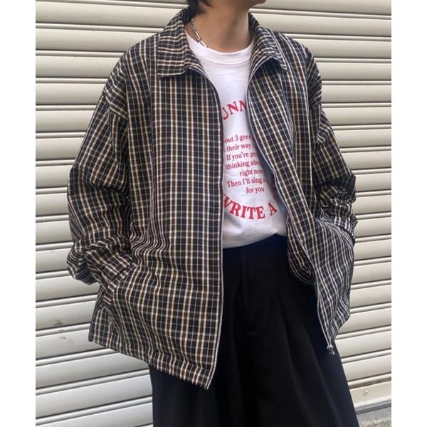ブルゾン アウター 「ユニセックス商品」チェックシャツブルゾン レディース メンズ