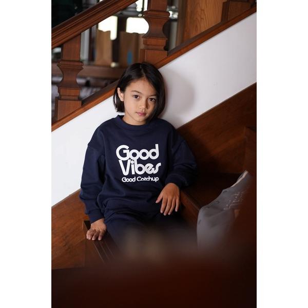 tシャツ 「Catchup」Good Vibes スウェットトップス キッズ 子供服 男の子 女の子