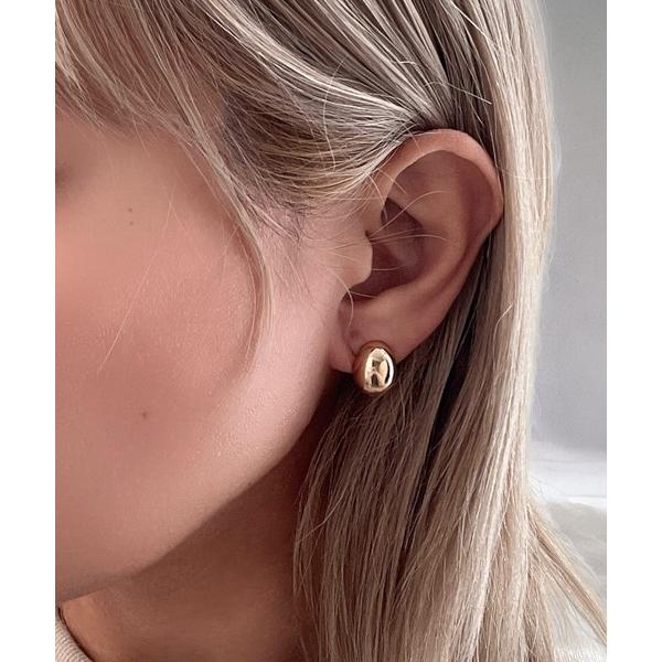 イヤリング **痛くなりにくく落ちにくい**ぷっくりクリップイヤリング 「本金/SLV925プレーテ...